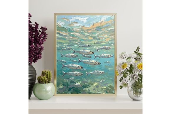 Download School of Herring Printable Art - Premium Resources