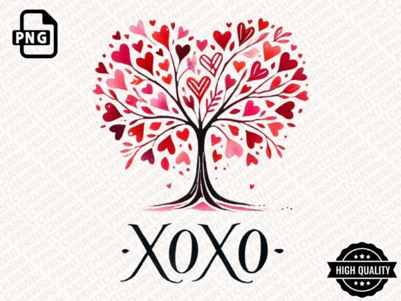 Download Valentine's Day Heart Tree Clipart PNG - Clipart Collection