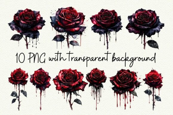 Download 10 Dark Rose PNG Dark Romance Clipart - Clipart Collection