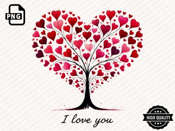 Download Valentine's Day Heart Tree Clipart PNG - Clipart Collection