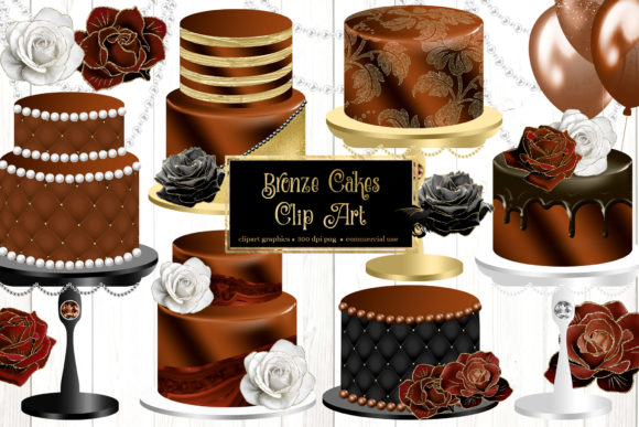 Download Bronze Cakes Clipart - Clipart Collection