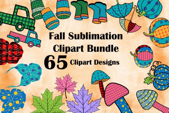 Download Fall Sublimation Clipart Bundle SVG Set - Clipart Collection