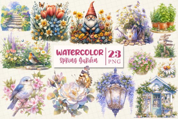 Download Spring Garden Sublimation Clipart - Clipart Collection