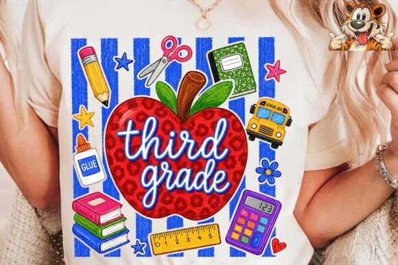 Download Third Grade Teacher Apple PNG Clipart - Clipart Collection