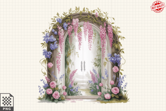 Download Spring Flower Garden Sublimation Clipart - Clipart Collection