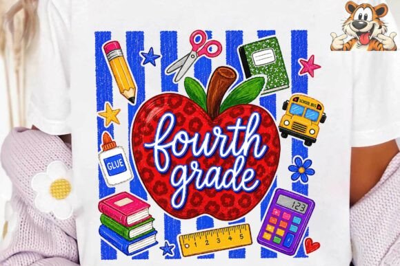 Download Fourth Grade Teacher Apple PNG Clipart - Clipart Collection