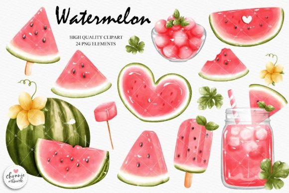 Download Watermelon Clipart, Pink Watermelon - Clipart Collection