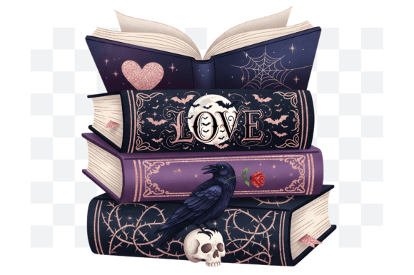Download Gothic Books Valentine's Day PNG Clipart - Clipart Collection