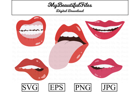Download Lips Clipart Bundle - Clipart Collection