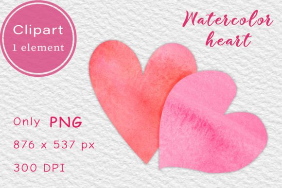 Download Pink Watercolor Heart. Clipart PNG - Clipart Collection