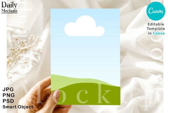 Download 5×7 Luxury Greeting Card Mockup - Card Collection