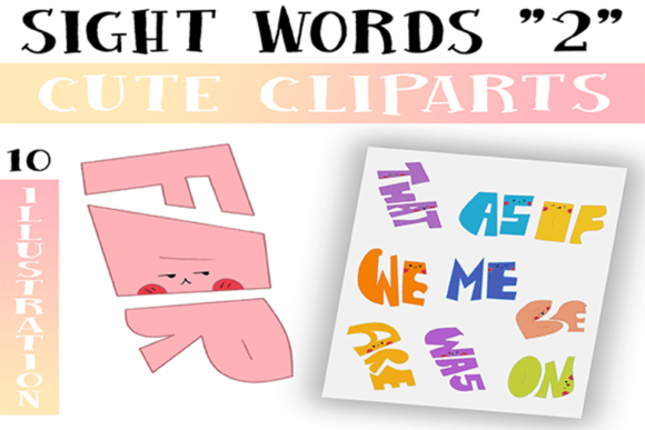 Download Sight Words Cliparts for Commercial Use - Clipart Collection