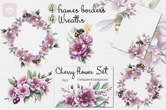 Download Greeting Cards, Wreaths with Watercolor - Card Collection
