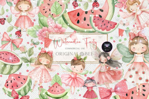 Download Watermelon Fairy Clipart - Clipart Collection