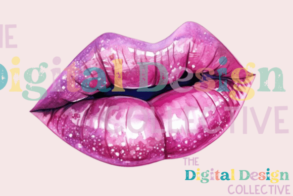 Download Glitter Lips Clipart Sublimation Png - Clipart Collection
