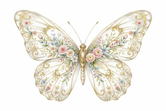 Download Watercolor Butterfly Wedding Clipart - Clipart Collection