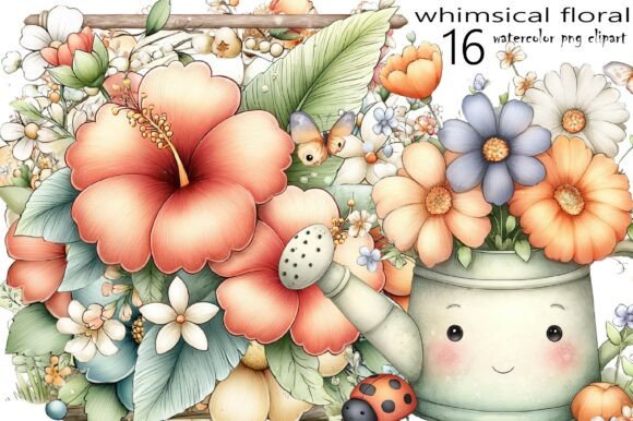 Download Whimsical Floral Love Clipart - Clipart Collection