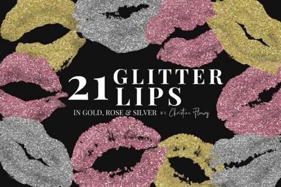 Download 21 Glitter Lips Clipart - Clipart Collection