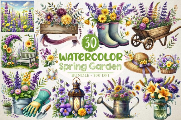 Download Spring Garden Sublimation Clipart - Clipart Collection