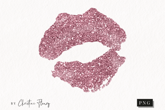 Download Rose Gold Glitter Lips Clipart | Glitter - Clipart Collection