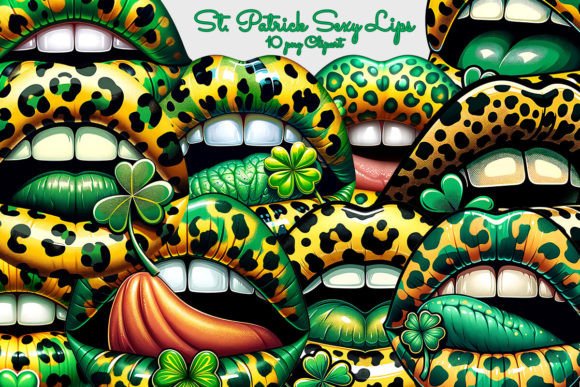 Download St. Patrick Sexy Lips Clipart Bundle - Clipart Collection