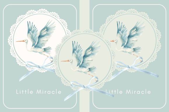 Download Little Miracle Stork Baby Clipart - Clipart Collection