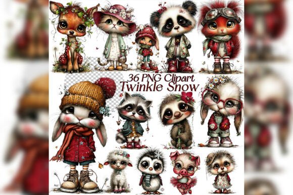 Download Whimsical Snow Holiday Love Clipart - Clipart Collection